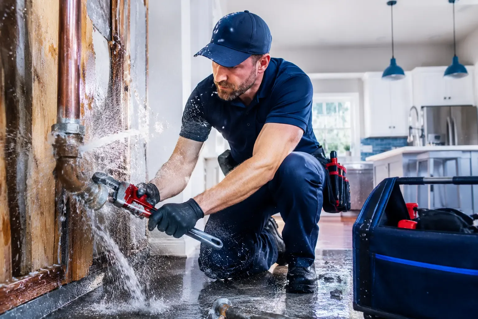 Local emergency pipe repair professionals in Wales, MA